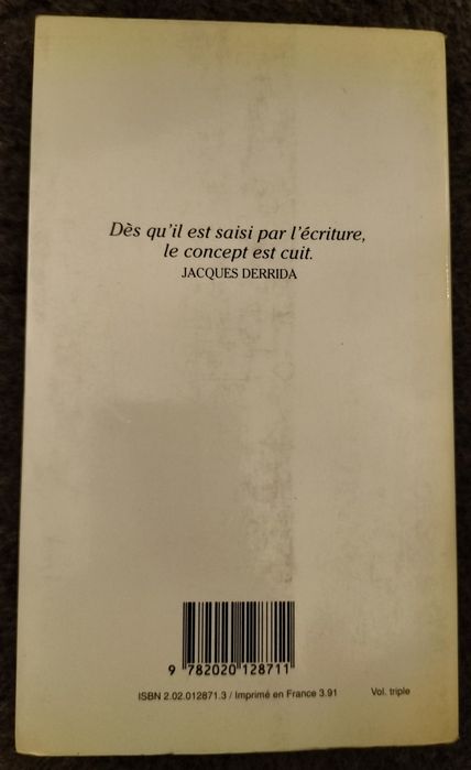 Jacques Derrida par Geoffrey Bennington et Jacques Derrida