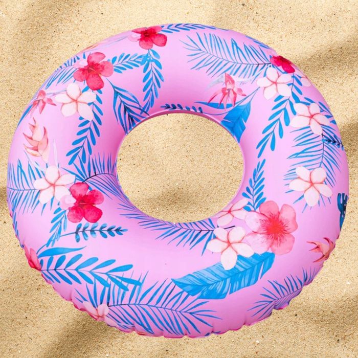KOŁO Kółko DMUCHANE Duże MATERAC Do Wody Pływania BASENU Plażowe 120CM