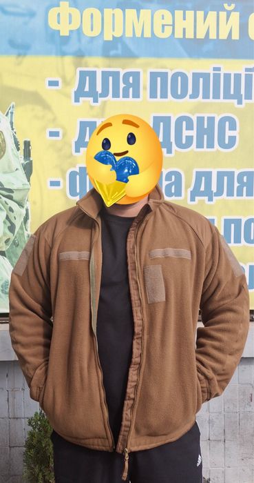 Кофта флісова койот