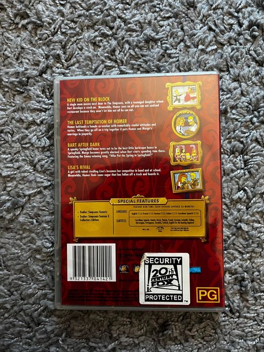 DVD dos simpsons