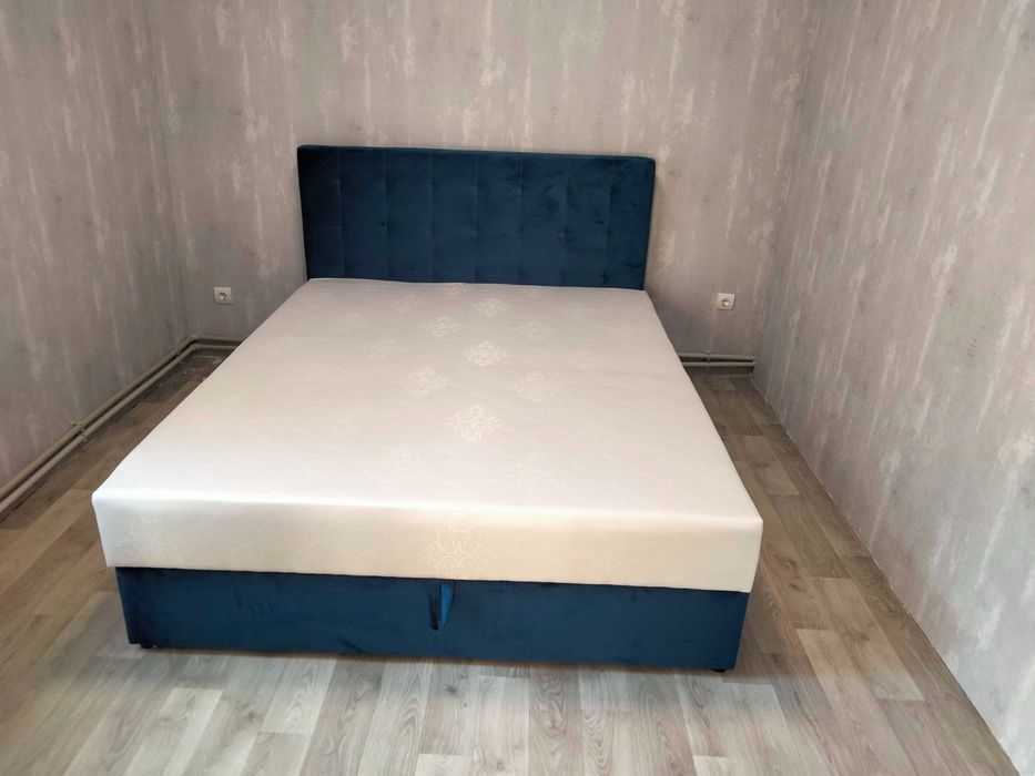 Ліжка двуспальні з каркасним матрацом – від виробника!