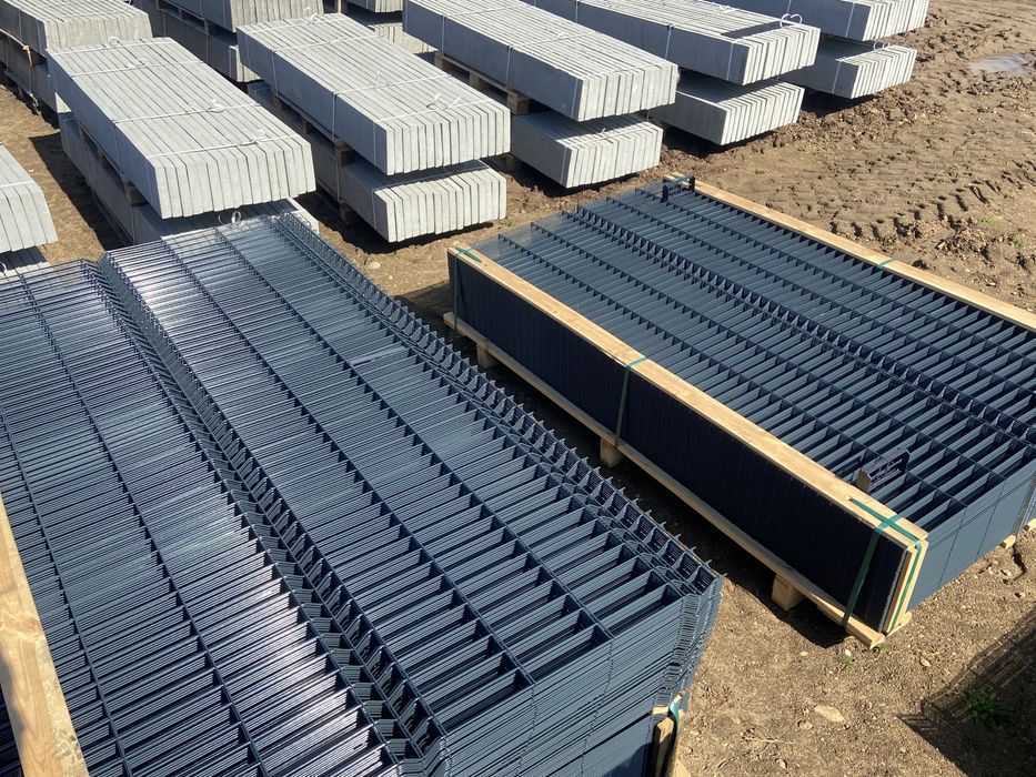 Ogrodzenia panelowe, panel fi 4  + montaż