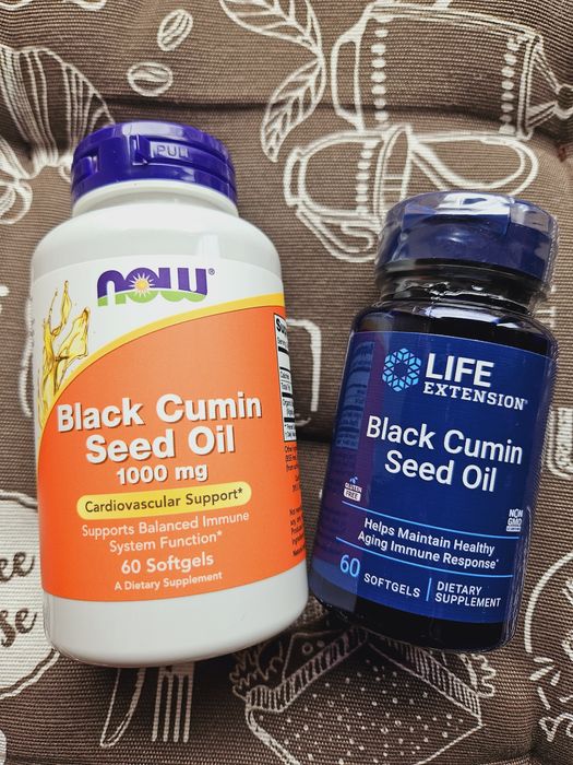 Масло семян черный тмин, олія з чорного кмину Now foods Life