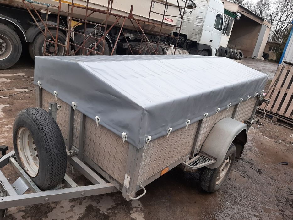 Тент для легкового причепа, накидка з ПВХ.