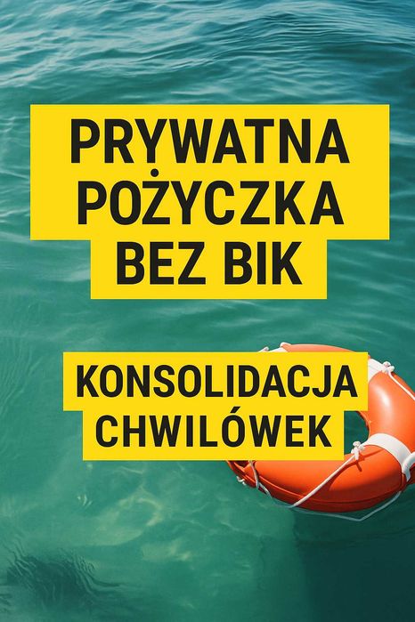 Pomoc! Kredyt bez BIK! Prywatna pożyczka! Spłata długów!