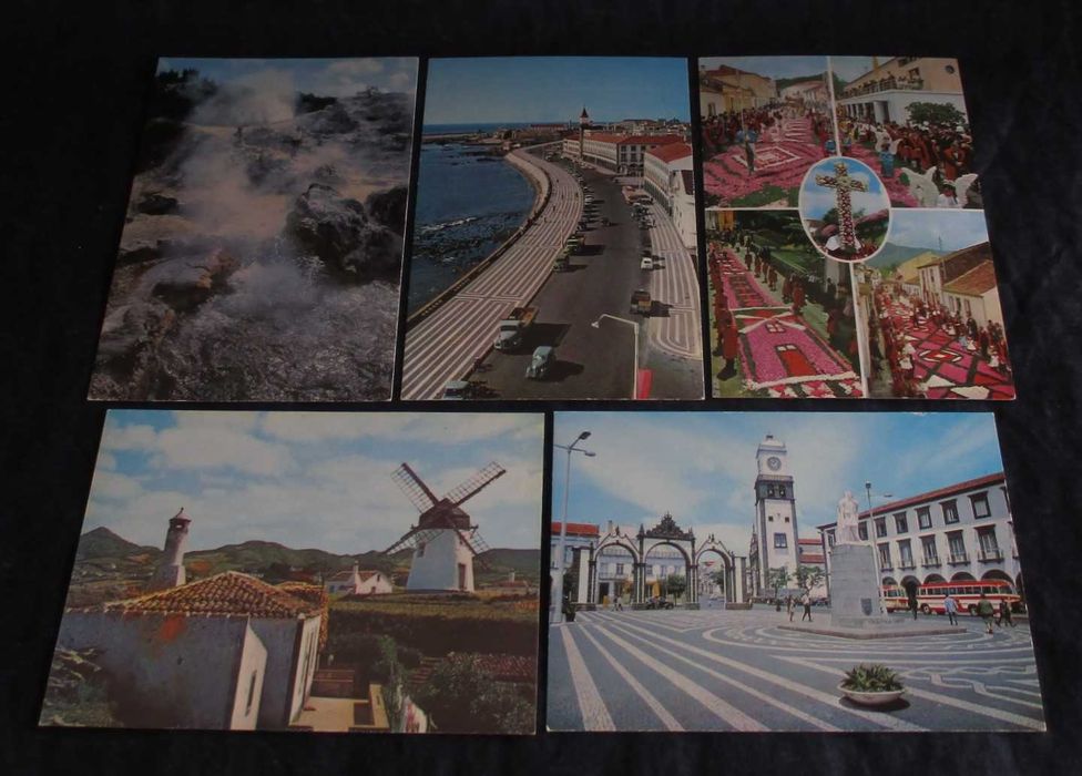 Postais Antigos Vintage de Portugal Ilha dos Açores