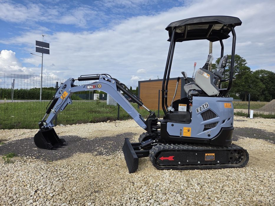 Nowa Minikoparka EZ 15. 1500kg. Bez kabiny, Leasing. Joystick