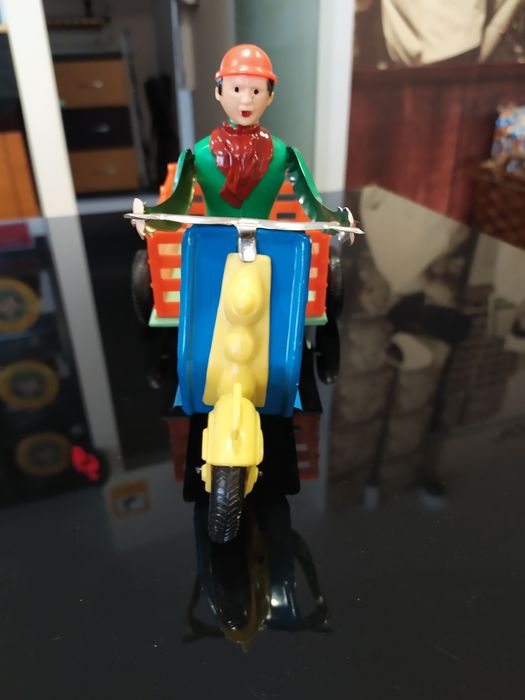 Cargo Motorbike and Classic PEPE JATO Airplane
