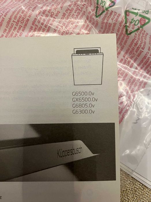 Zmywarka GX6500.0V producenta Kuppersbusch, nowa na gwarancji