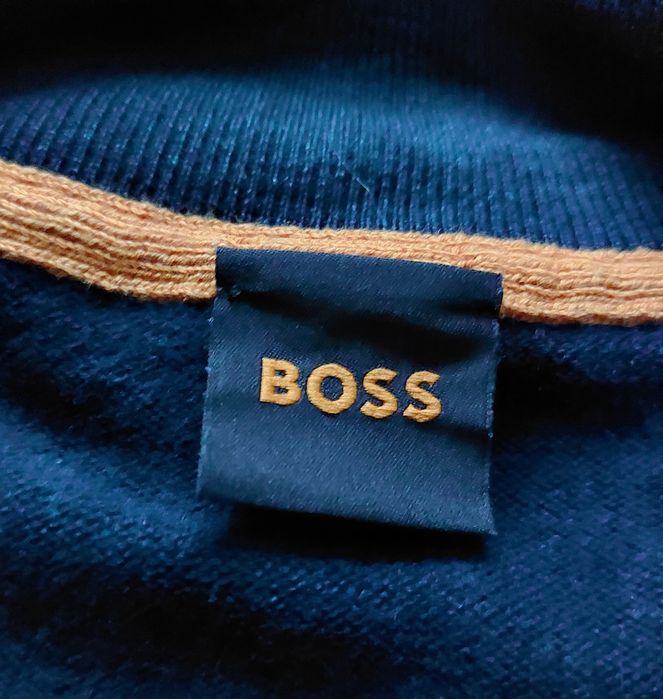 Hugo Boss wełniany sweter/kardigan męski r. M