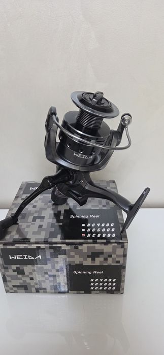 Катушка рыболовная с байтранером Weida XC 5000 и 6000 ( 5+1 bb)