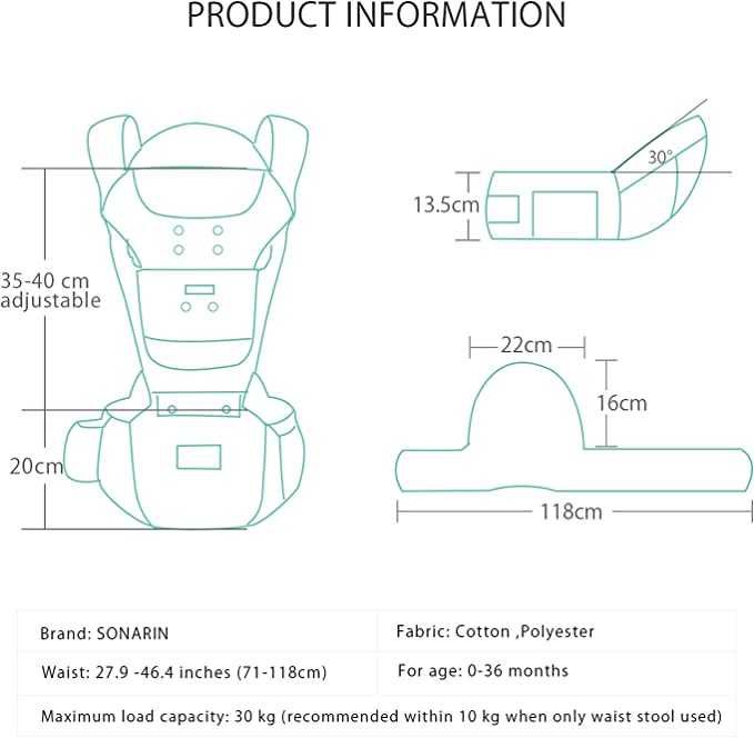 Mochila porta-bebés