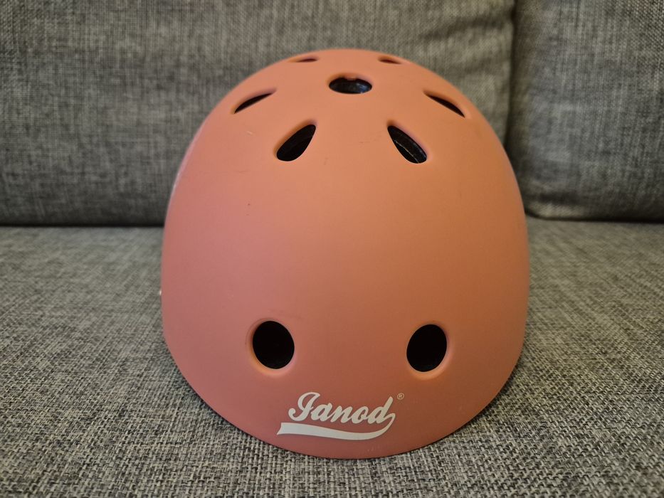 Janod, kask dziecięcy, różowy, 47-54 cm