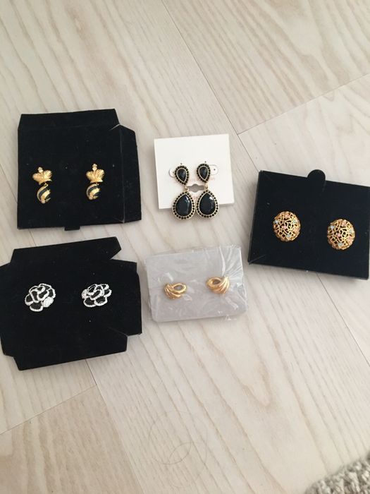 Conjunto de 5 pares de brincos