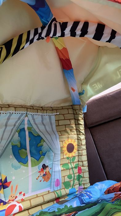 Терміново!! Розвиваючий коврик-хатинка, ігровий коврик з наметом