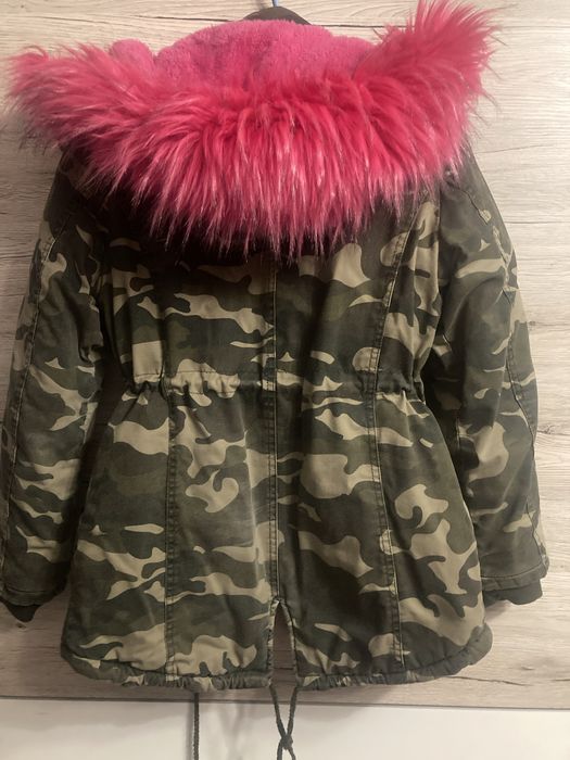 Kurtka zimowa parka moro 146-152
