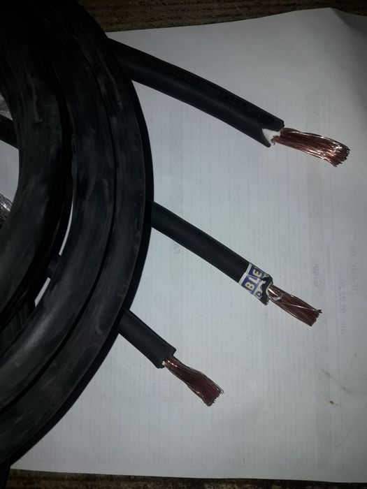 Сварочный кабель гибкий резиновый/новый/дріт зварювальний