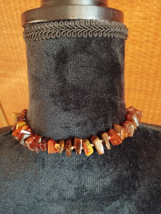 Naturalny bursztyn, vintage