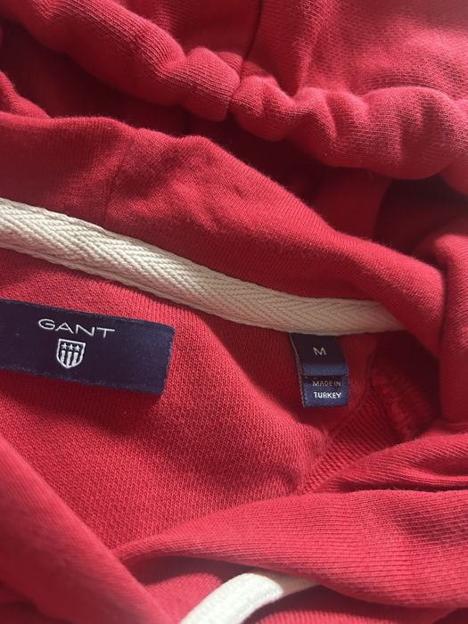 Bluza Gant czerwona rozmiar S/M 87% bawelna