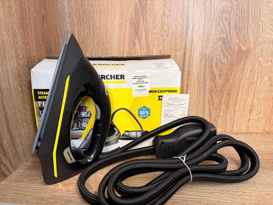 Żelazko Parowe Karcher EasyFinisch Do Parownic SC 4 SC 5  Pudełko - Jak Nowe