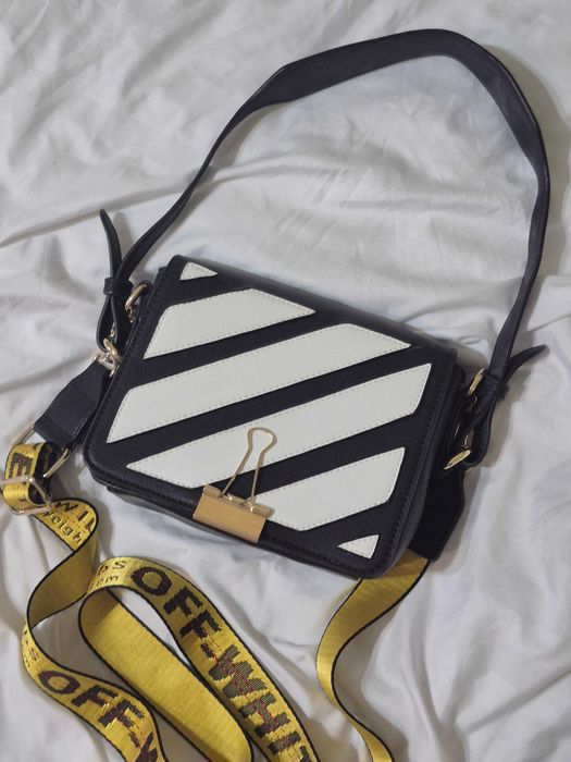 Сумка чорна off white