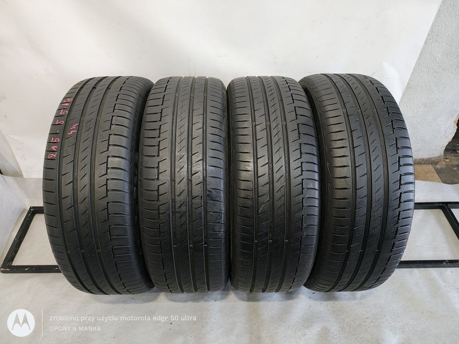 4x215/55/18 Continental PremiumContact 6  DOT20