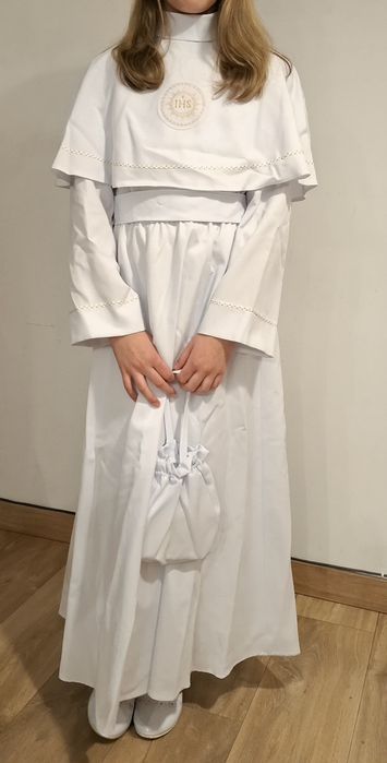 Alba komunijna z sukienką rozmiar 140- 146