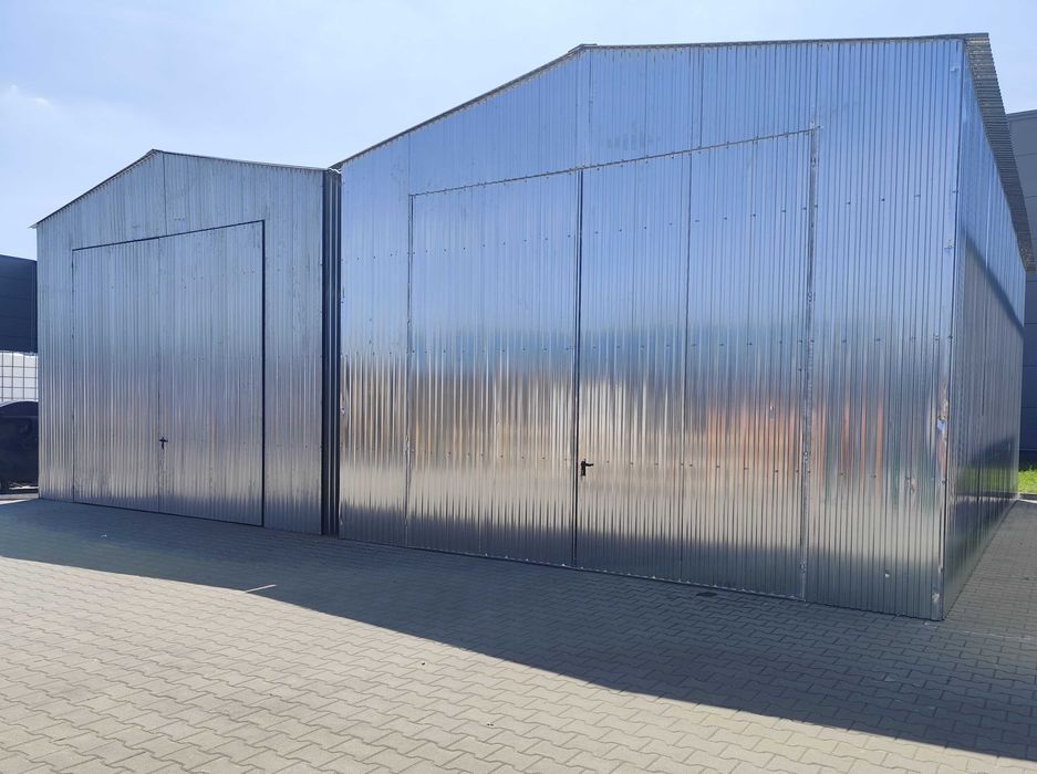 Garaż Blaszany Ocynkowany - Wiata - Hala - Magazyn -Garaże – Maj-Blach