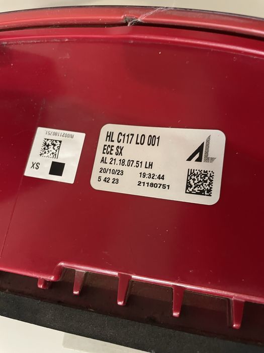 Задні Стопи, Фанарі Mercedec CLA 180,200,250 c117