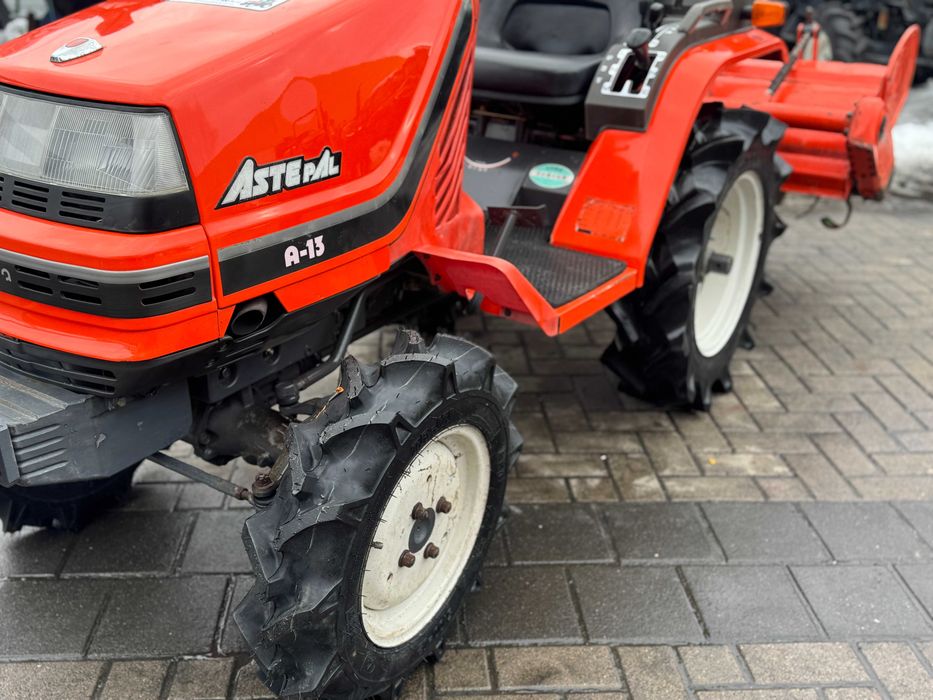 Японський трактор/мінітрактор KUBOTA ASTE13!13к.с.!4х4!ФРЕЗА!мінітрак