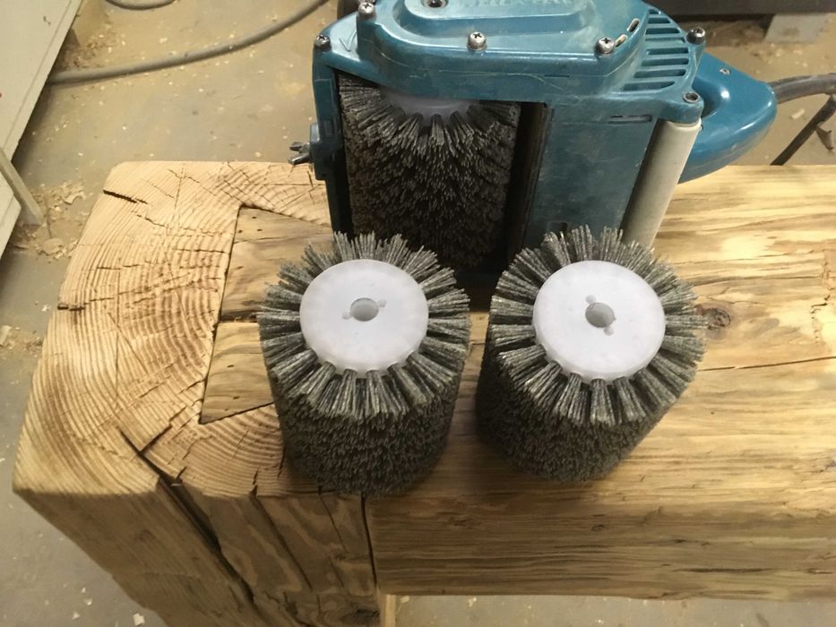 Szczotka nylonowa do postarzania postarzarka Makita 9741 szczotkarka