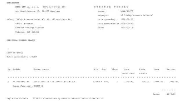 Laptop Dell Inspiron 3593 -2195 15,6"