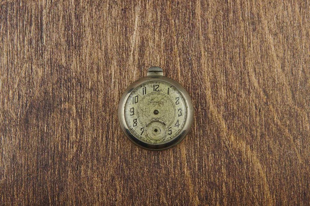 Zegarek kieszonkowy Ingraham WW2 lata 20' dewizka vintage retro