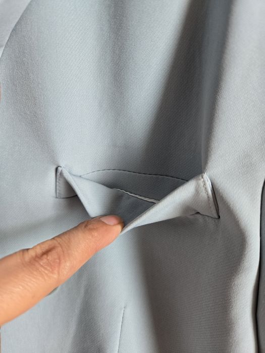 Marynarka oversize Dollina baby blue