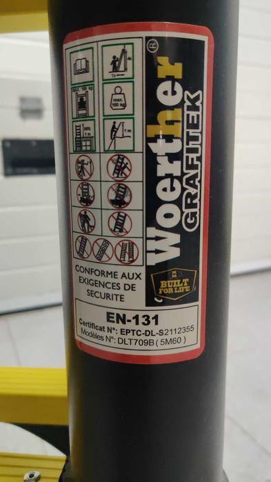 Escadote telescópico woerther