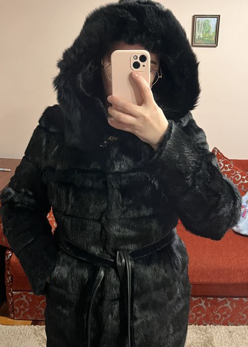 Шубка з хутра кролика