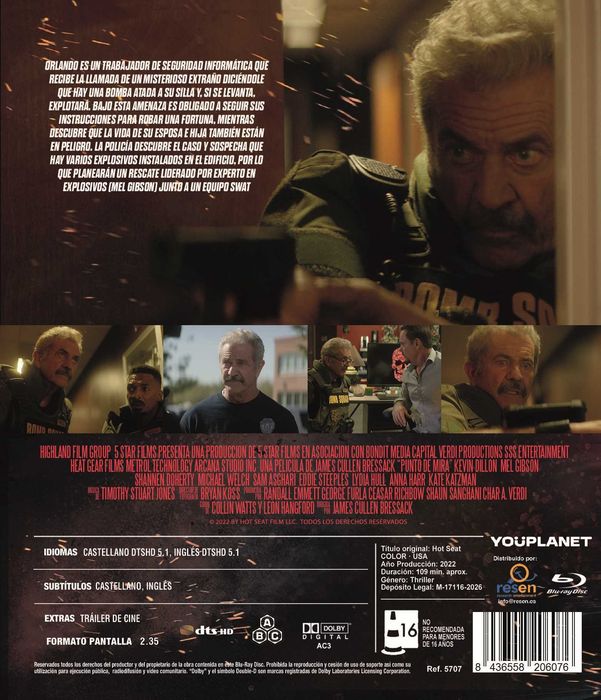 Punto de Mira/Ameaça Explosiva (Blu-Ray)-Legendas Brasileiro