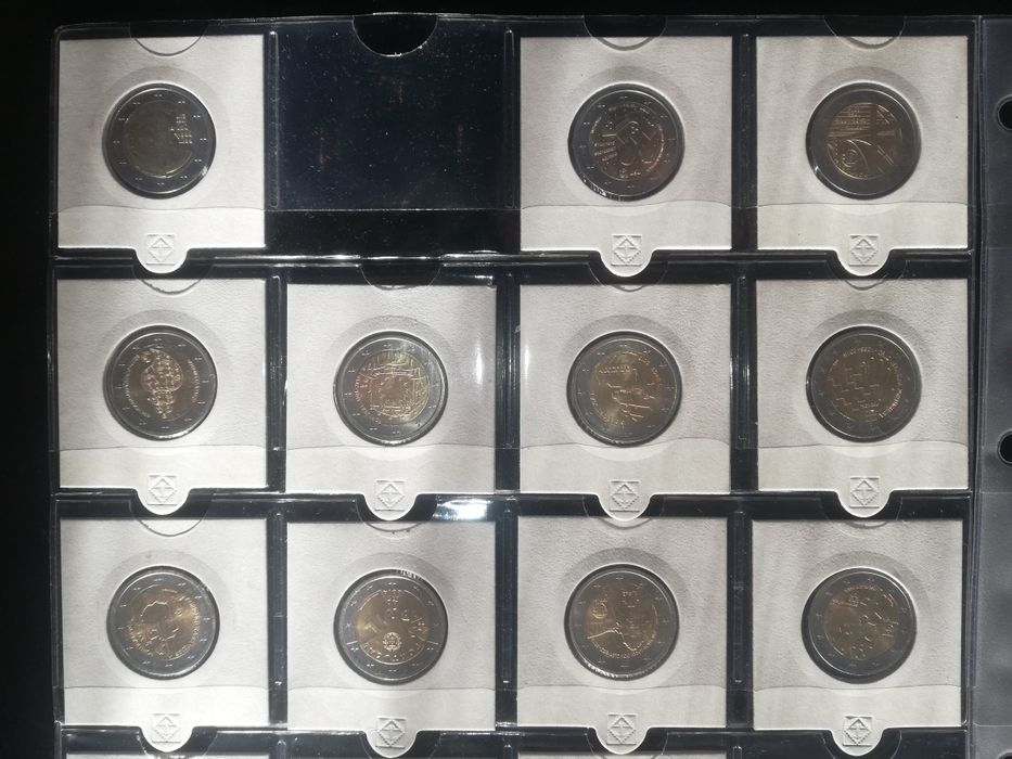 27 Moedas comemorativas 2€ UNC Portuguesas