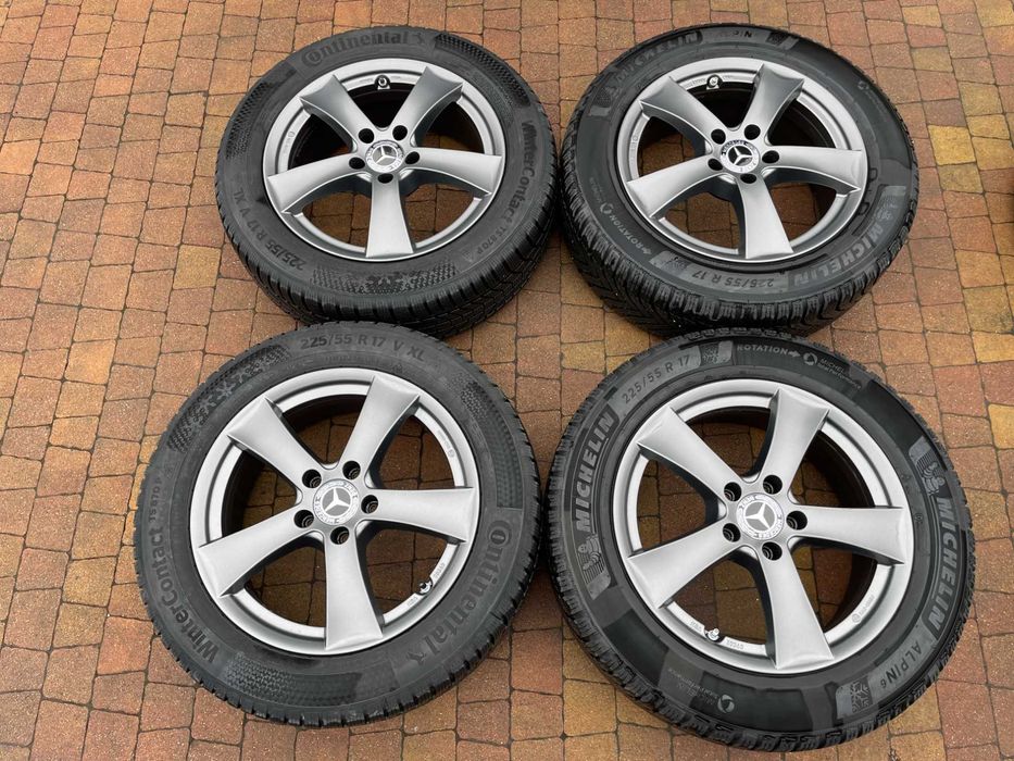 3755. Alufelgi 17" Mercedes W246 W206 W176 CLA GLA 5x112 6.5J ET44