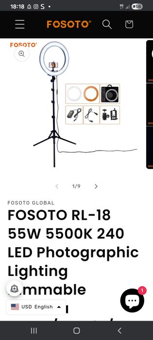 Ring light profissional