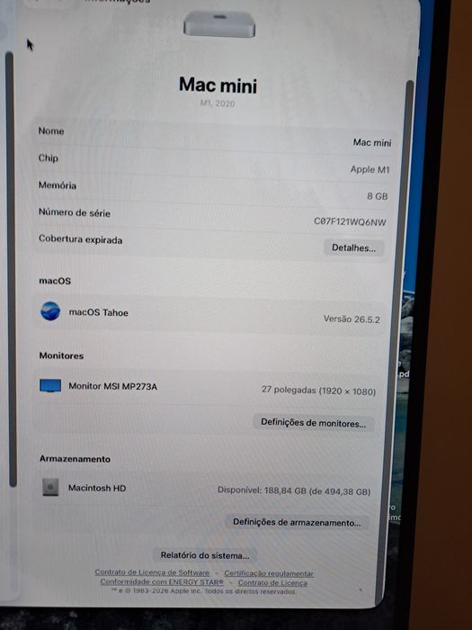 Vendo Mac Mini M1