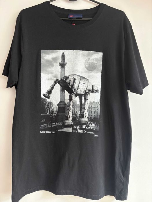 Tshirt Star Wars black L unikat.