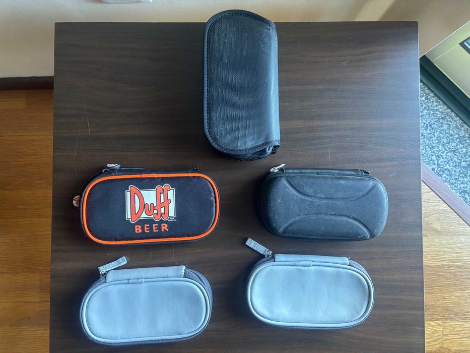 Lote 5 Bolsas Oficiais Sony PSP / PS Vita