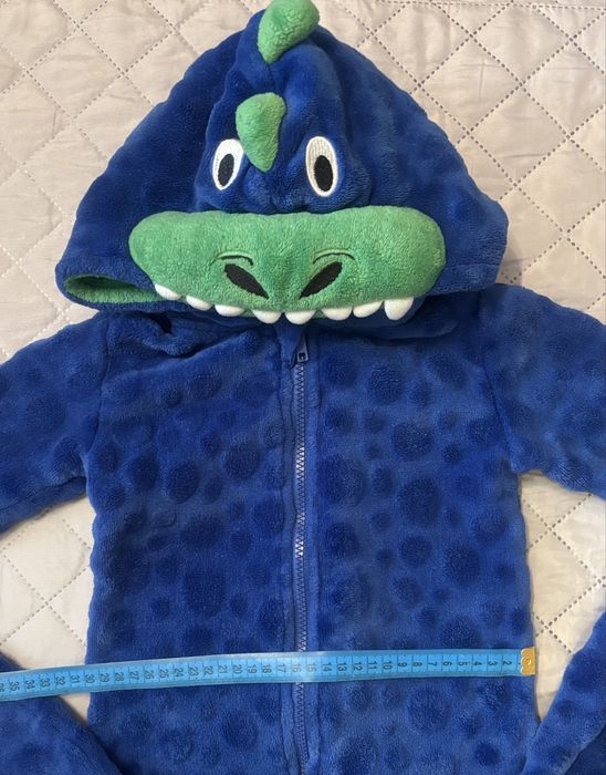 Pluszowy kostium 98/104 kombinezon pluszowy Smok Dino