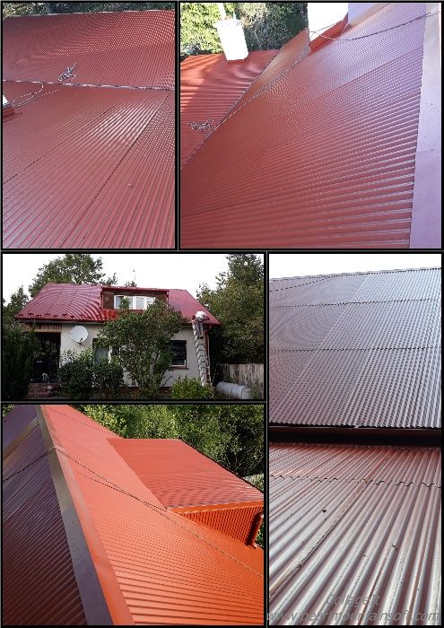 Malowanie dachu dachów elewacji krycie papą mycie czyszczenieGWARANCJA