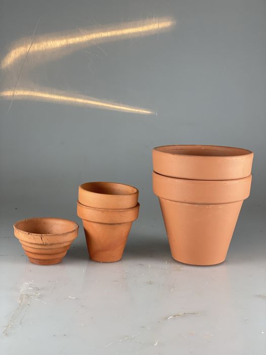 Conjunto de vasos de barro