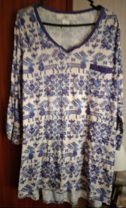 Túnica comprada na Redoute, tamanho XL