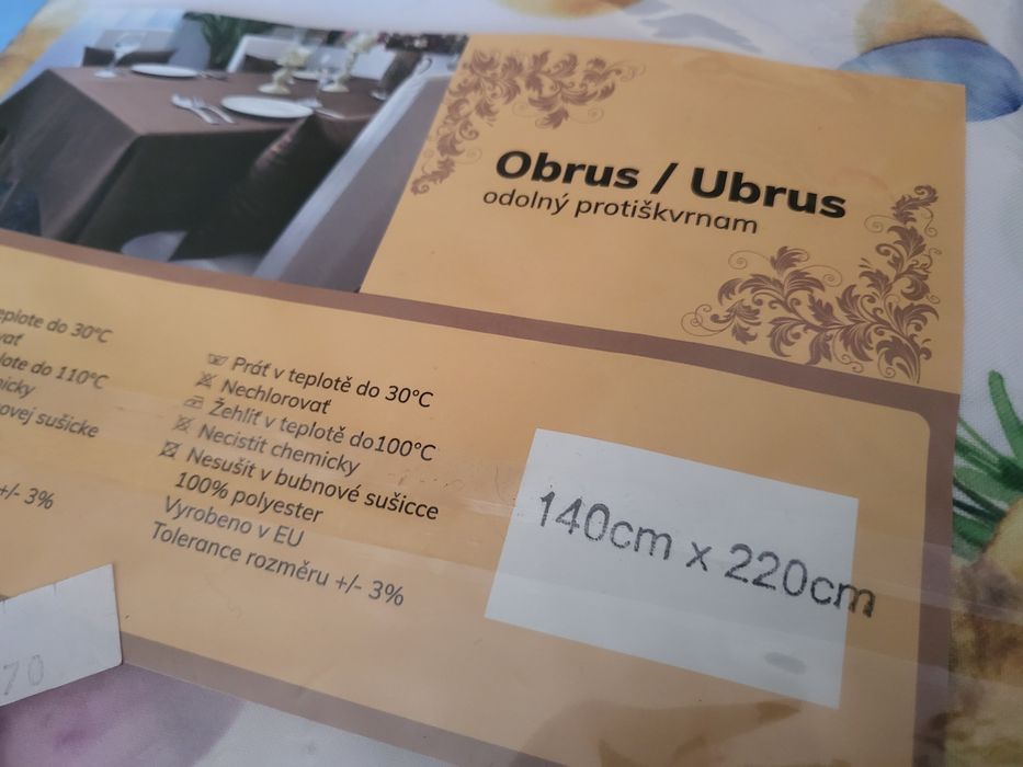Piękny, duży obrus wielkanocny. Nowy.