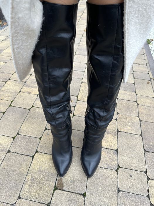 Чоботи/сапоги зимові. Натуральна шкіра.