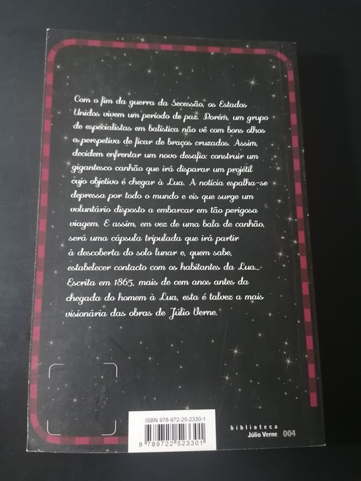 Livro Da Terra à Lua de Júlio Verne